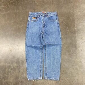 Empyre Blue Denim Jeans Y2K Straight Fit Men's 32x30